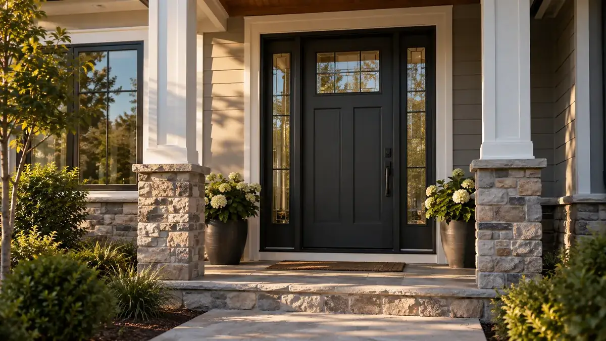 A home in Lakeland with new windows and a new entry door